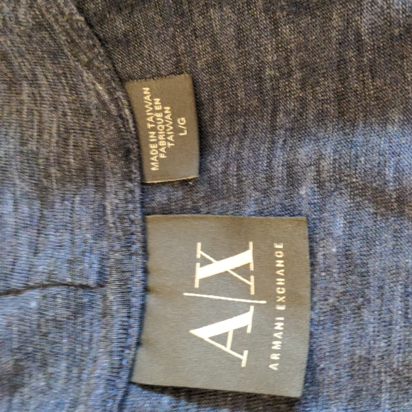 AX Armani Exchange blue zip up hoodie - Picture 4 of 4